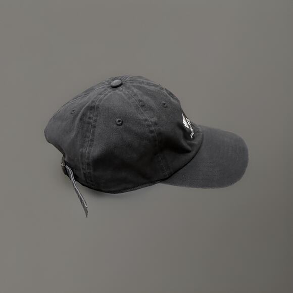 Poncho Outdoors Dad Hat Cap Strapback Adjustable Gray Cotton Fishing Mens - Picture 3 of 8